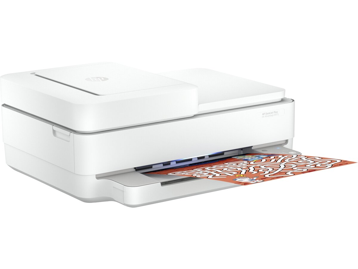 МФУ струйный HP DeskJet Plus Ink Advantage 6475, A4, цветной, 10стр/мин (A4 ч/б), 7стр/мин (A4 цв.), 4800x1200dpi, дуплекс, факс, Wi-Fi, USB (5SD78C) - фото 1