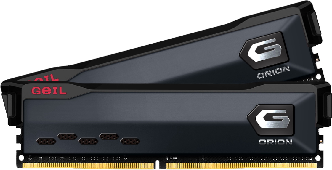 

Комплект памяти DDR4 DIMM 16Gb (2x8Gb), 3600MHz, CL18, 1.35 В, Geil, Orion (GOG416GB3600C18BDC), GOG416GB3600C18BDC