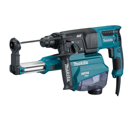 

Перфоратор Makita HR2653, сетевой, SDS-Plus, 800Вт, 2.2 Дж, 1200 об/мин, 4600 уд/мин, кейс, 4.3кг (0088381875356) система пылеудаления, HR2653