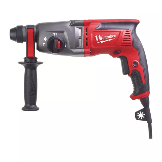 

Перфоратор Milwaukee PH 26 T, сетевой, SDS-Plus, 800Вт, 2.4 Дж, 1500 об/мин, 4500 уд/мин, кейс, 2.4кг (4933464580), PH 26 T