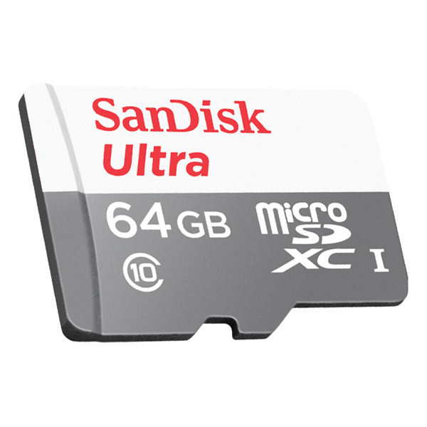 Карта памяти 64Gb microSDXC Sandisk Ultra Class 10 UHS-I U1