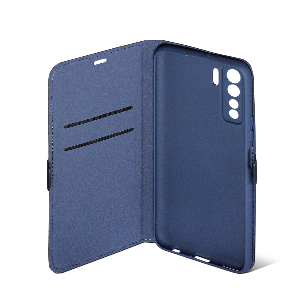

Чехол-книжка DF для смартфона HUAWEI Honor 30S RU, синий (hwFlip-88)