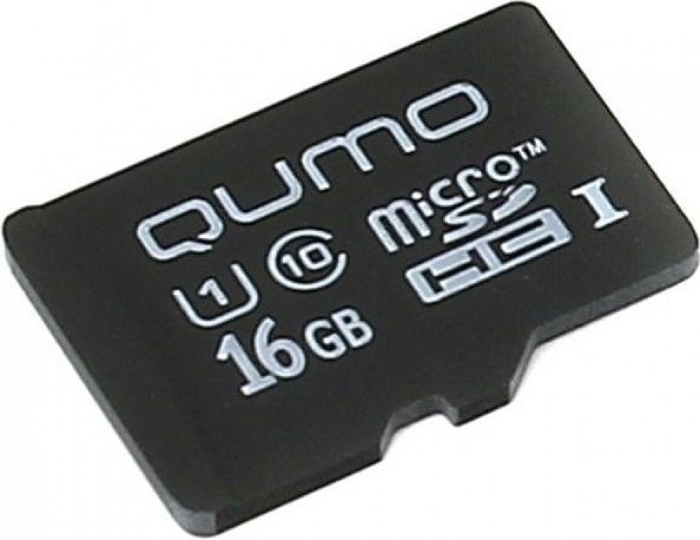 Карта памяти microSDHC Qumo 16Gb Class 10 UHS-I U1