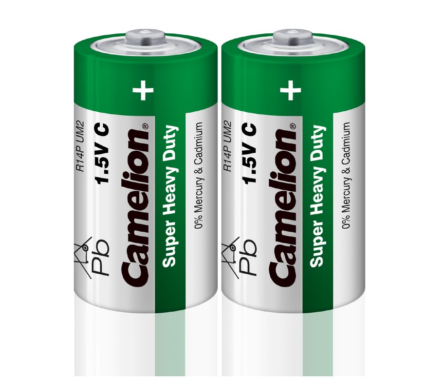 

Батарейка Camelion R14P-BP2G, C (R14/LR14), 1.5V, 2 шт. (1670)