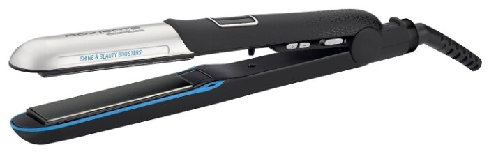 

Выпрямитель Rowenta SF6220D0 , 230°C, керамическое покрытие, 1.8м, вращение шнура, серебристо-черный (1830005680), SF6220D0