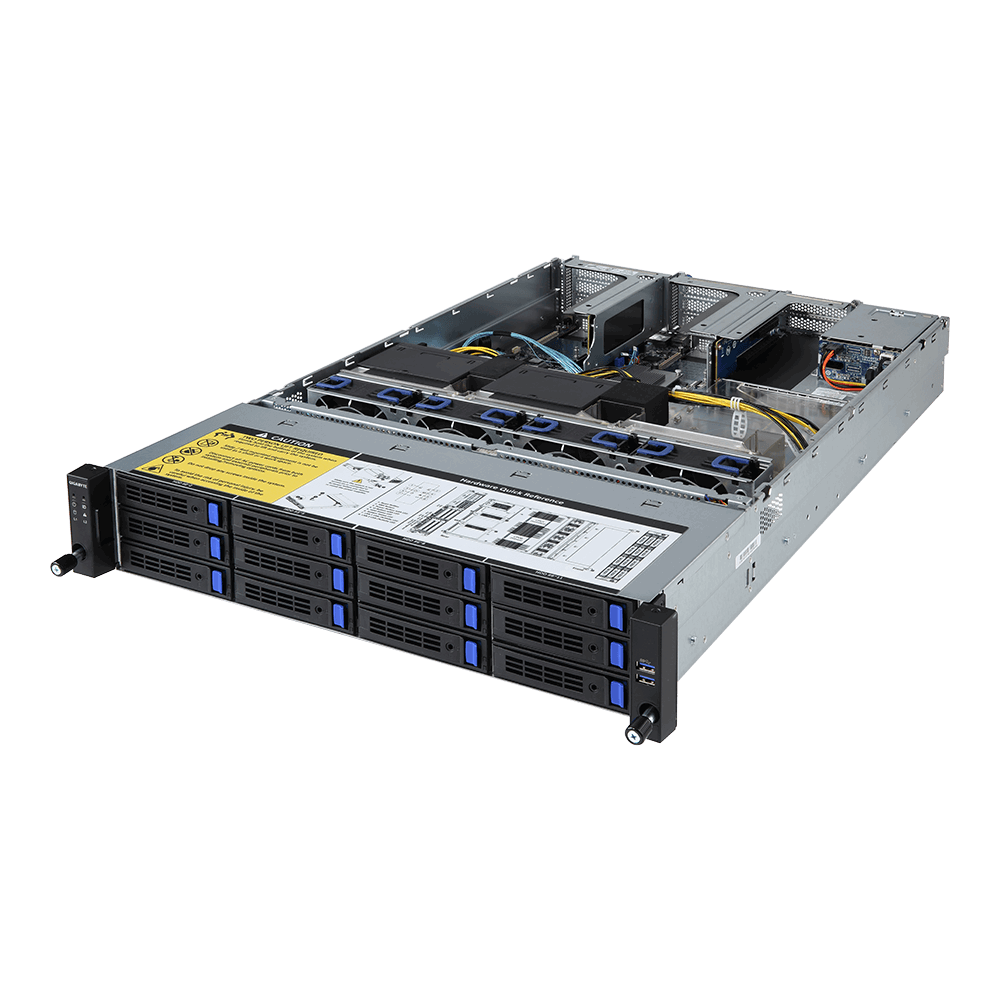 

Серверная платформа Gigabyte R281-3C2, 2xSocket3647, 24xDDR4, 12x3.5 HDD HS + 2x2.5 HS, 2GLAN, IPMI, Redundant 2x1200 Вт, 2U (6NR2813C2MR-00), R281-3C2