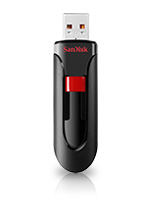 

Флешка 128Gb USB 2.0 Sandisk Cruzer Cruzer Glide, черный (SDCZ60-128G-B35), Cruzer Glide