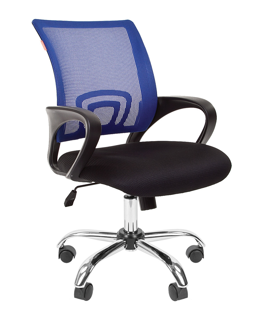 

Кресло офисное Chairman 696 chrome черный/синий (00-07054949), 696 chrome