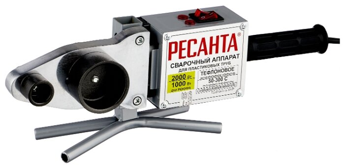 Аппарат для сварки пластиковых труб Ресанта АСПТ-2000, 2 кВт, 300°C