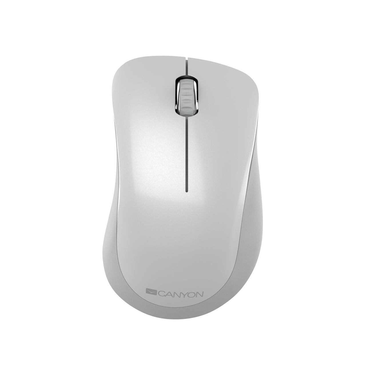 

Мышь беспроводная Canyon CNE-CMSW11PW, 1200dpi, оптическая светодиодная, USB, белый/серый, CNE-CMSW11PW