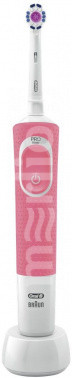 

Зубная щетка электрическая Oral-B Vitality 3D White 100, 1 насадка, розовый (80326308), Vitality 3D White 100