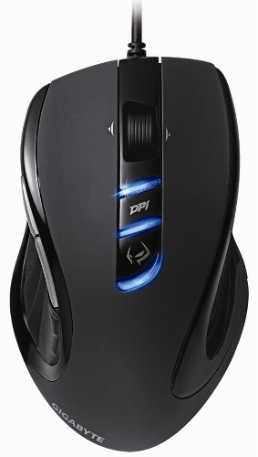 Мышь проводная GigaByte GM-M6980X, 6000dpi, оптическая лазерная, USB, черный