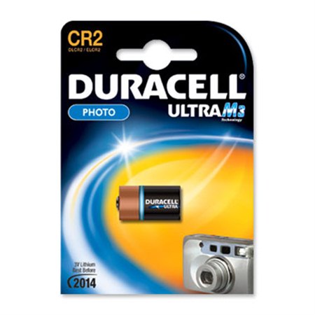 Батарея Duracell Ultra CR2, 3V 1шт, цвет черный/золотистый - фото 1