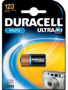 

Батарея Duracell DL123A, 3V 1шт, Черный/золотистый