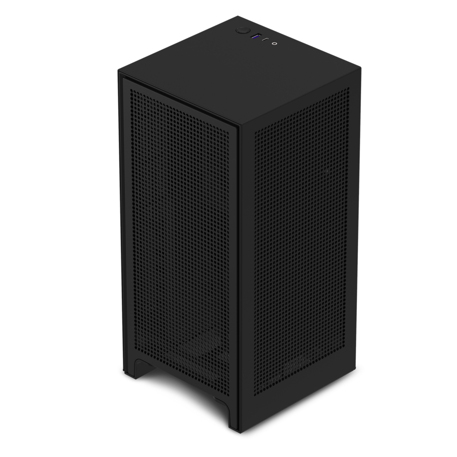 Корпус NZXT H1, Mini-ITX, Mini-Tower, USB 3.2, USB Type-C, черный, 650Вт (CA-H16WR-B1-EU)