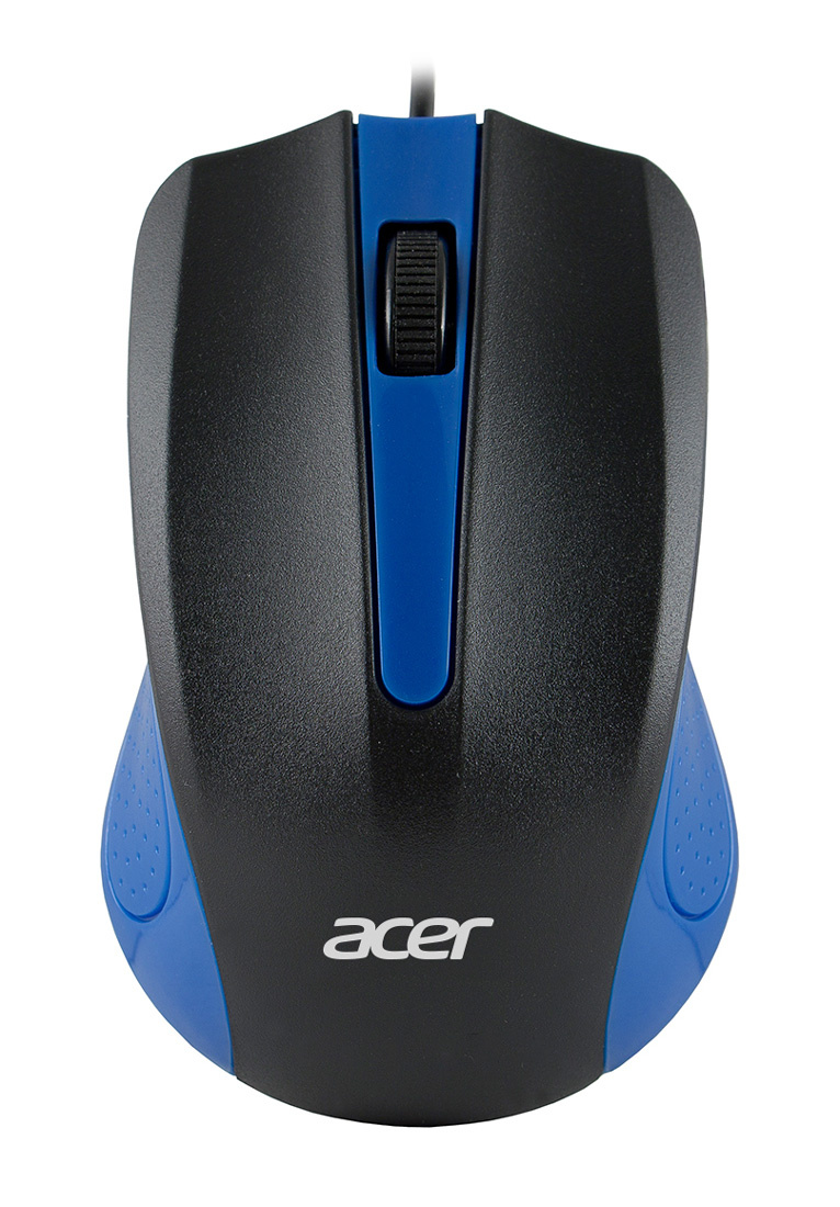 Мышь ACER OMW011, USB, черный/синий