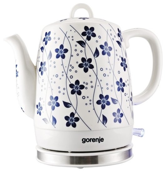

Чайник Gorenje K10C 1л. 1850Вт, закрытая спираль, керамика, K10C