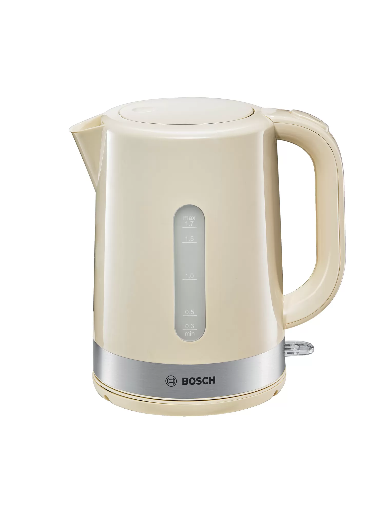 

Чайник Bosch TWK7407 1.7л. 2200Вт, закрытая спираль, металл/пластик, бежевый, TWK7407