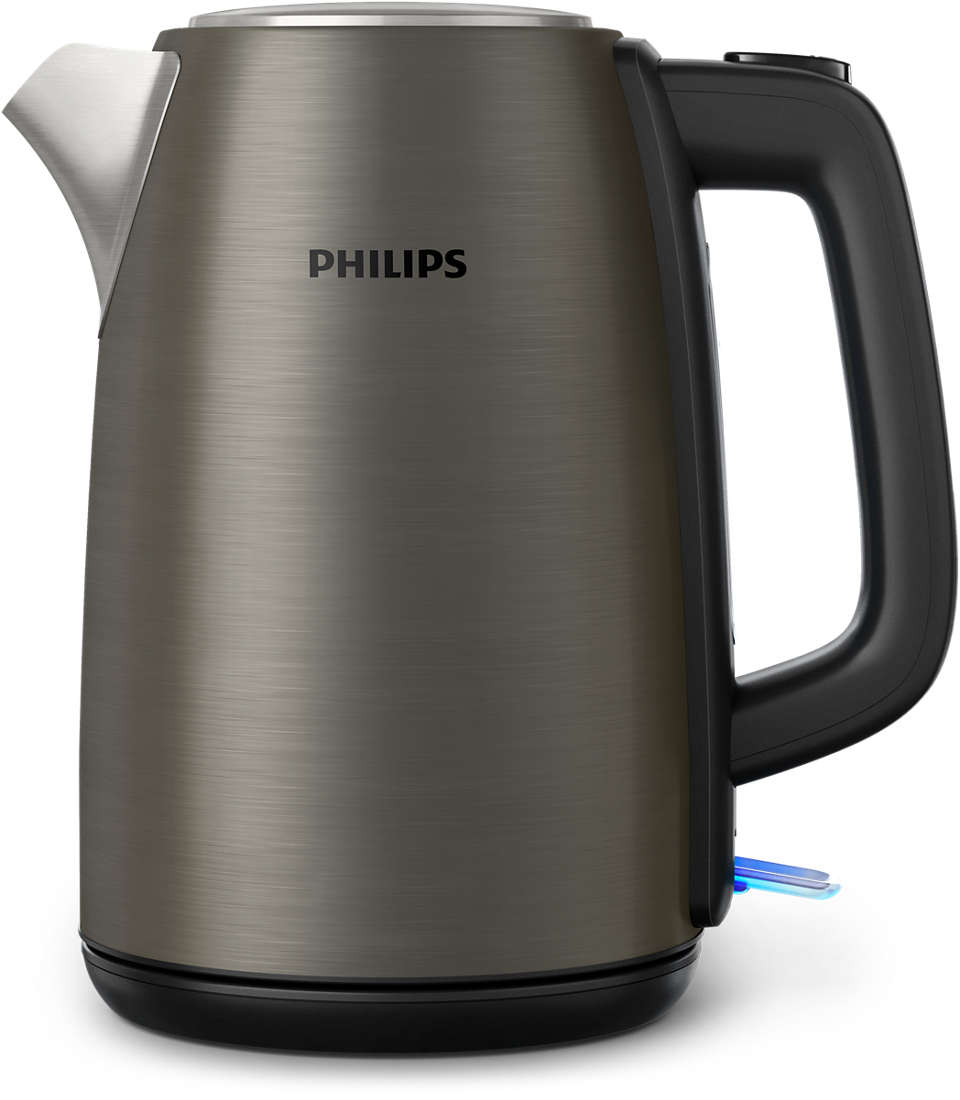 

Чайник PHILIPS Daily Collection HD9352 1.7л. 2200Вт, закрытая спираль, нержавеющая сталь, титан (HD9352/80), HD9352