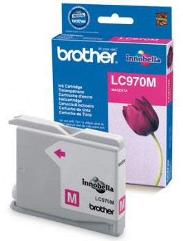 

Картридж струйный Brother LC970M, пурпурный, оригинальный, ресурс 300 страниц, для DCP-135C, DCP-150C, MFC-235C, MFC-260C, LC970M