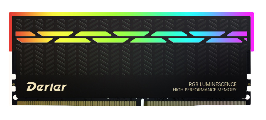Память DDR4 DIMM 8Gb, 3200MHz Derlar (8GB-3200-HRGB-BK)