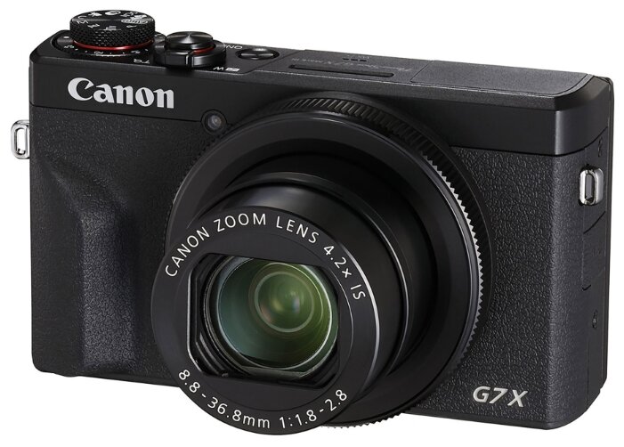 

Фотокамера Canon G7 X Mark III, 20.1Мпикс, 24-100,80, черный (3637C002), G7 X Mark III