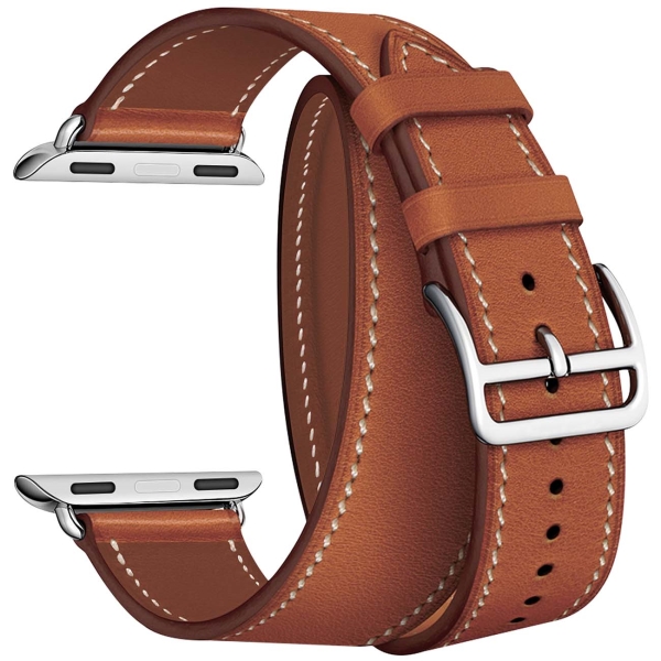 

Ремешок Lyambda Meridiana для Apple Watch, кожа, коричневый (LWA-01-40-BR)