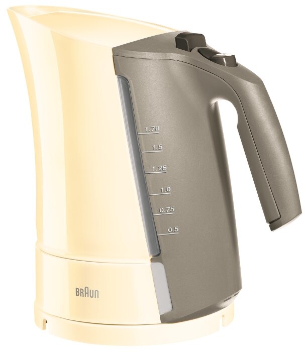 

Чайник электрический Braun MultiQuick 3 WK 300 1.7л. 2.2 кВт, пластик, бежевый, WK 300