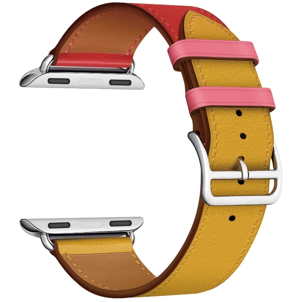 

Ремешок Lyambda Maia для Apple Watch, кожа, цветной (LWA-03-44-RY)