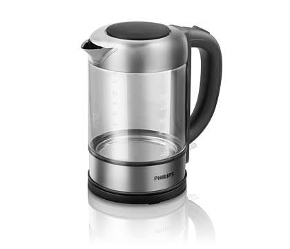

Чайник PHILIPS Avance Collection HD9342 1.5л. 2200Вт, закрытая спираль, металл/стекло, серебристый (HD9342/01), HD9342