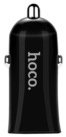 

Автомобильное зарядное устройство Hoco Z12, 2USB, 2.4A, черный (6957531050513), Z12