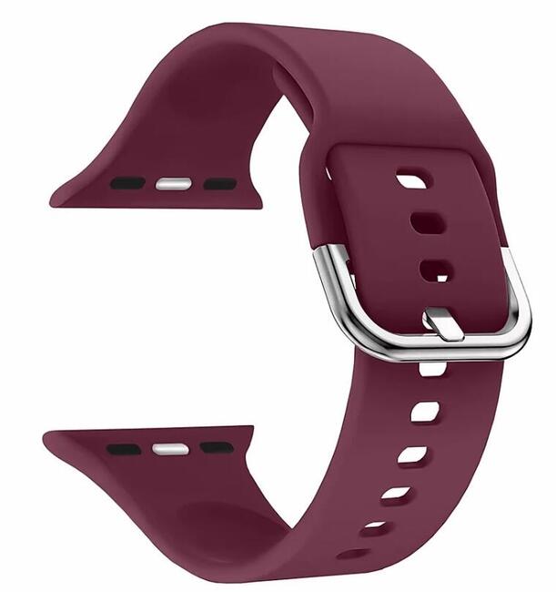 

Ремешок Lyambda Avior для Apple Watch, силикон, бургунди (DSJ-17-44-WR)