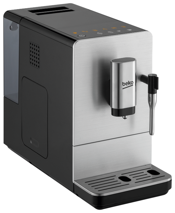 Кофемашина автоматическая Beko CEG5311X, зерновой, 1.5л, ручной капучинатор, дисплей, черный/серебристый, 1350Вт, цвет черный/серебристый