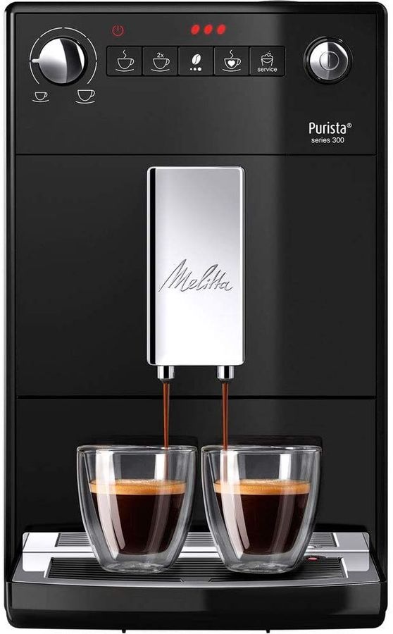 

Кофемашина автоматическая Melitta Caffeo Purista F230-102, зерновой, 1.2л, без капучинатора, черный, 1450Вт (22161), Purista F230-102