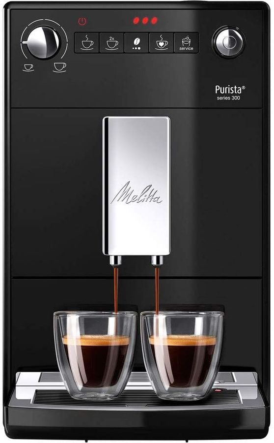 Кофемашина автоматическая Melitta Caffeo Purista F230-102, зерновой, 1.2л, без капучинатора, черный, 1450Вт (22161)