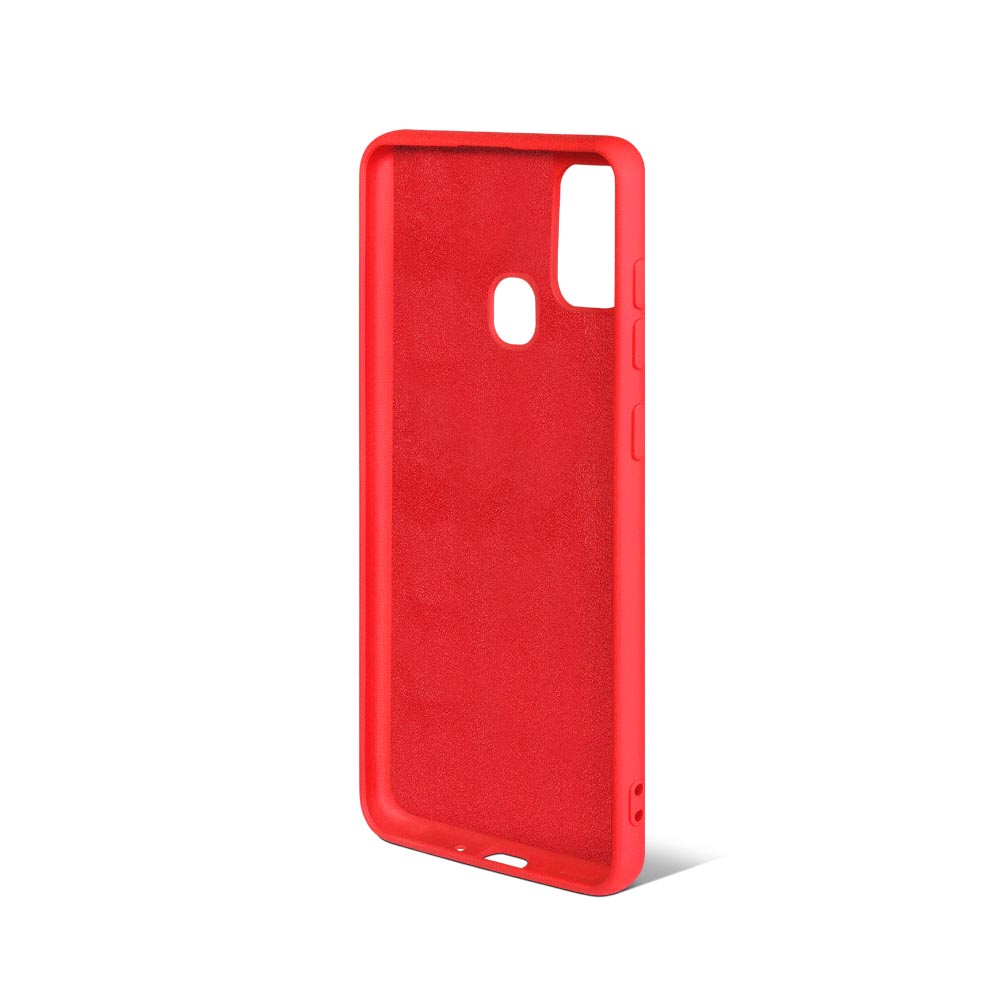 

Чехол-накладка DF с микрофиброй для смартфона Samsung Galaxy M51, силикон, красный (sOriginal-16)