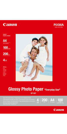 Фотобумага 10x15 200 г/м² глянцевая, 100 листов, односторонняя, Canon GP-501/0775B003 для струйной печати