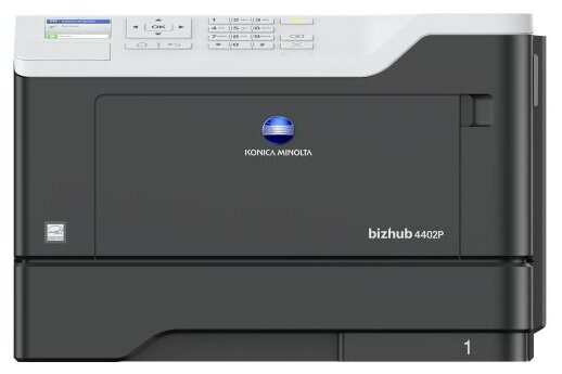 

Принтер лазерный Konica Minolta Bizhub 4402Р, A4, ч/б, 44стр/мин (A4 ч/б), 1200x1200dpi, дуплекс, сетевой, Wi-Fi, USB (AAFJ021), 4402Р