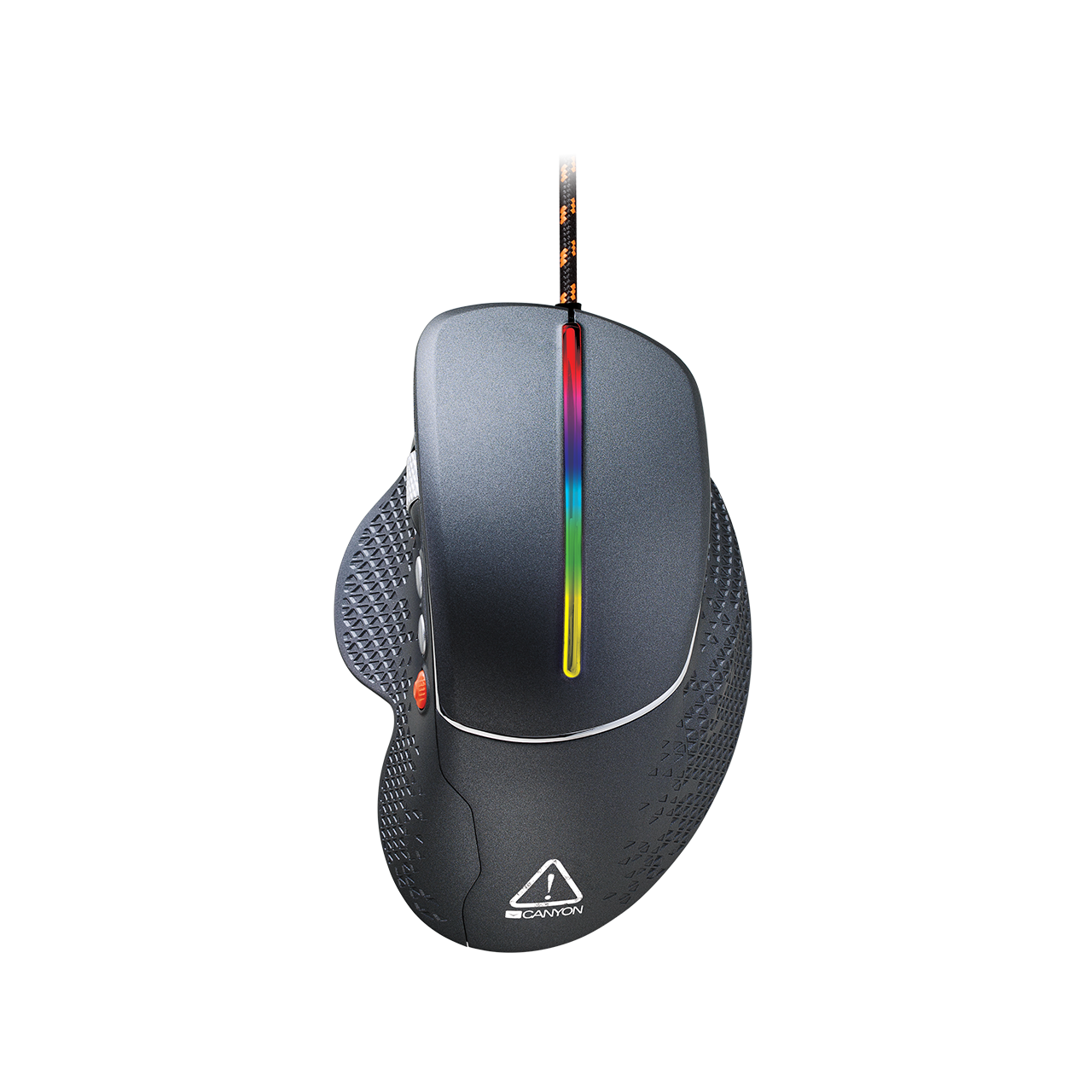 

Мышь проводная Canyon GM-12, 6400dpi, оптическая лазерная, USB, разноцветный (CND-SGM12RGB), GM-12