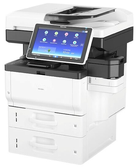 

МФУ лазерный Ricoh IM 430F , A4, ч/б, 43стр/мин (A4 ч/б), 43стр/мин (A4 цв.), 1200x1200dpi, дуплекс, ДАПД-50 листов, сетевой, USB (418491), 430F