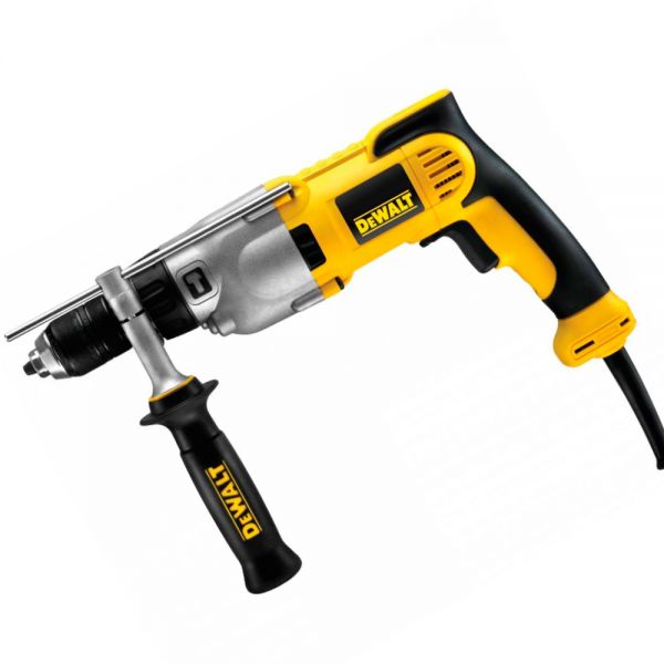 Дрель DeWALT DWD524KS, сетевая, 1100Вт, 40 Н·м, 3500 об/мин, ударная, быстрозажимной патрон, кейс, 2.8кг (DWD524KS-QS)