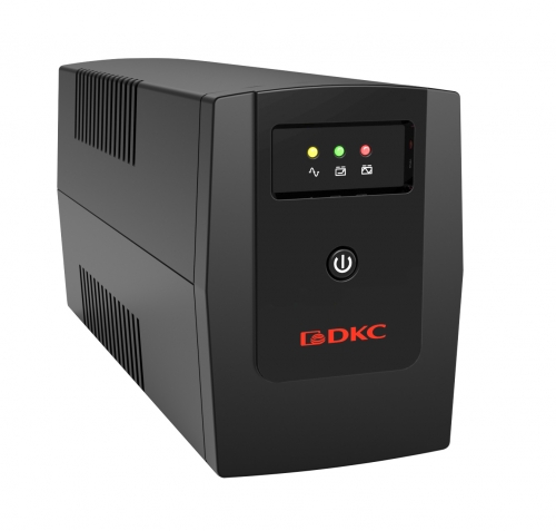 

ИБП DKC, 1200 В·А, 720 Вт, EURO, розеток - 3, черный (INFO1200S)