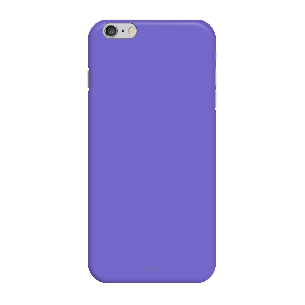 Чехол Deppa air case Air Case для смартфона Apple iPhone 6/6S Plus, силикон, фиолетовый (31155)