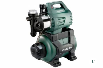 Электрический водяной насос Metabo HWWI 3500/25 Inox, 1100Вт, насосная станция, центробежный, производительность 3.5 м³/час, глубина погружения 8м, 17.5кг (600970000)