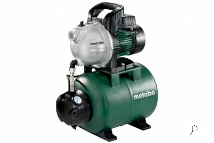 

Электрический водяной насос Metabo HWW 4000/25 G, 1100Вт, насосная станция, центробежный, производительность 4 м³/час, глубина погружения 8м, 17.2кг (600971000), HWW 4000/25 G