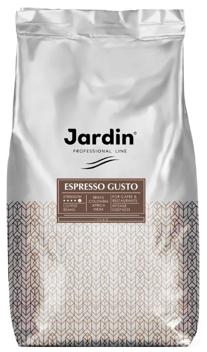 

Кофе в зернах Jardin Espresso Gusto 1 кг, темная обжарка, 100% арабика (0934-08), Espresso Gusto