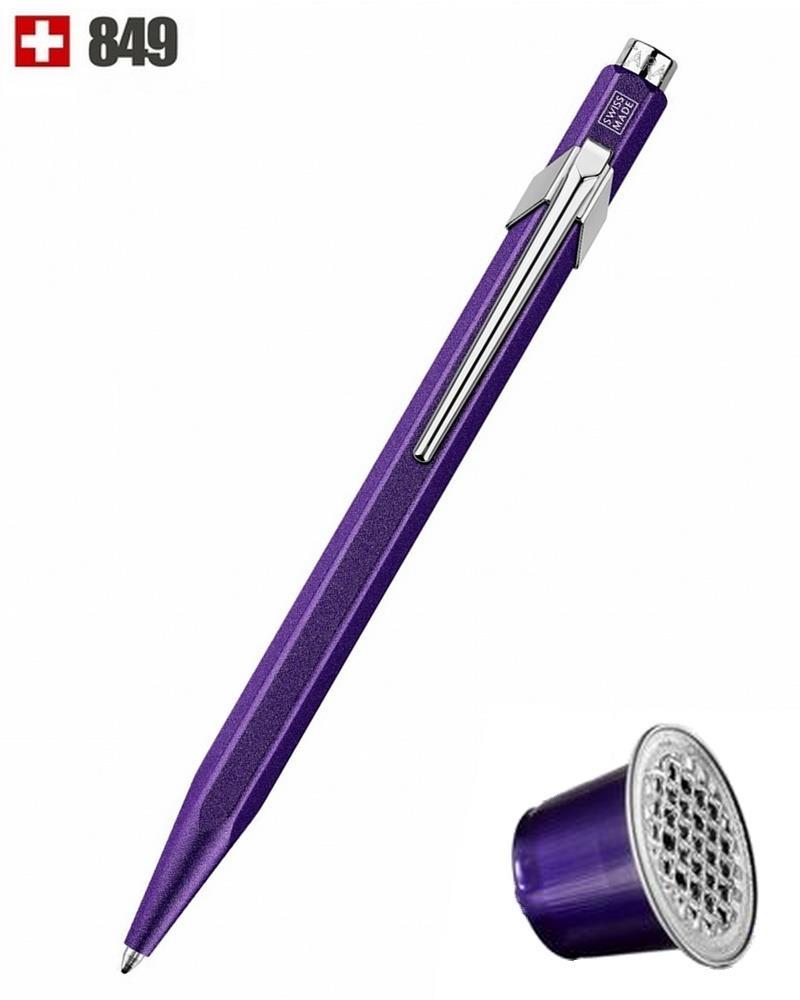 

Ручка шариковая автомат CARANDACHE Carandache Office 849 Nespresso Edition 3, синий, Алюминий, подарочная упаковка (849.104), Carandache Office 849 Nespresso Edition 3