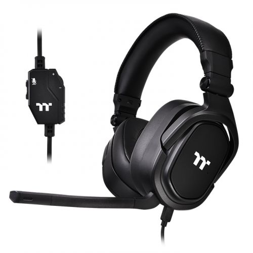

Гарнитура THERMALTAKE Argent H5 Stereo , jack 3.5 mm, черный (GHT-THF-ANECBK-30), Argent H5 Stereo