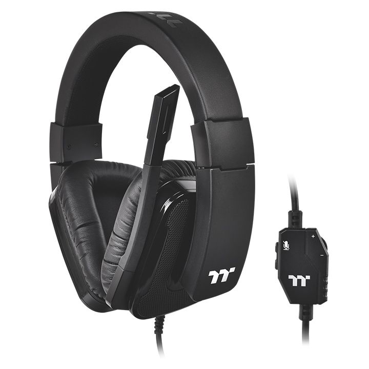 

Гарнитура THERMALTAKE Shock XT , jack 3.5 mm, черный (GHT-SHX-ANECBK-35), Shock XT