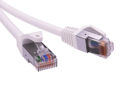

Патч-корд FTP кат.6, 3 м, RJ45-RJ45, белый, экранированный, LSZH, DKC (RN6FU4530WH)